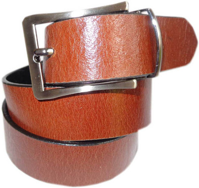 

Good Life Stuff Men Formal Multicolor Genuine Leather Reversible Belt, Black and brown