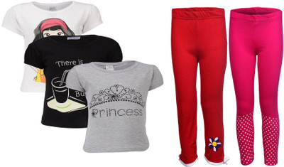 

Gkidz Girls Casual T-shirt, Multicolor