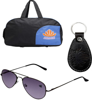 

ABLOOM Duffel Bag Combo(Black, Blue)