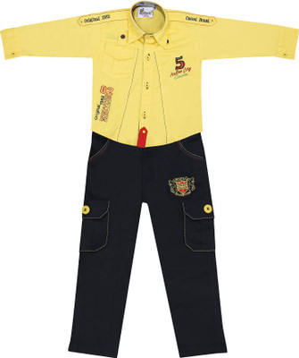

Sydney Boys Casual Shirt Trouser(Multicolor