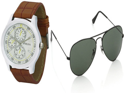 

Atkin Wrist Watch Men's Combo