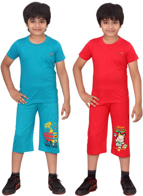 

Dongli Boys Casual(Multicolor, Petrol red petrol red
