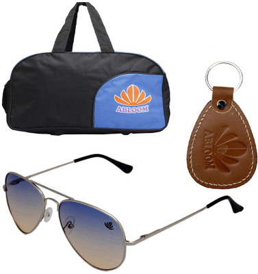 

ABLOOM Duffel Bag Combo(Black, Blue)