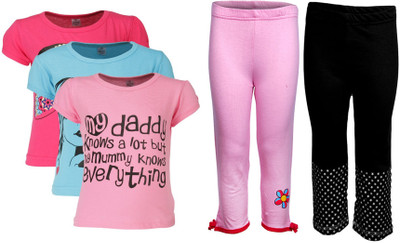

Gkidz Girls Casual T-shirt, Multicolor