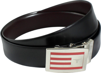 

Bulchee Men Black, Brown Genuine Leather Reversible Belt