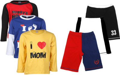 Gkidz Boys Casual T-shirt, Multicolor