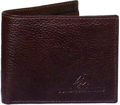 

Sondagar Arts Men Brown Genuine Leather Wallet(3 Card Slots)