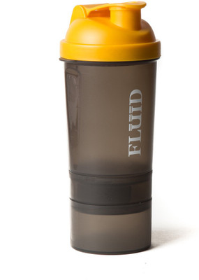 

Fluid Yellow Gym 500 ml Shaker(Pack of 1, Yellow, Black)
