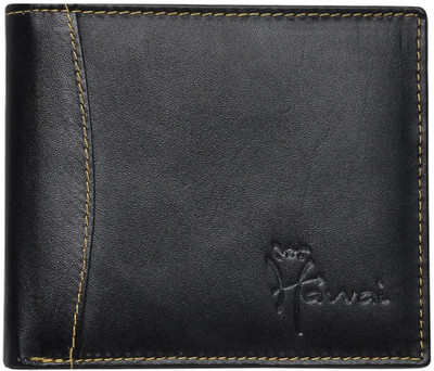 

Hawai Men Black Genuine Leather Wallet(8 Card Slots)