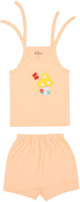 HARSHA Girls Vest(Beige)