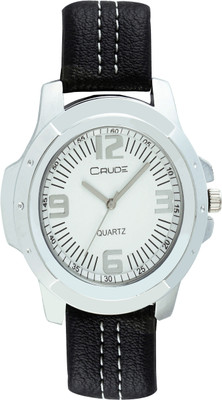 

Crude rg82 Bond collection leather strap steel case premium look watch for men Watch - For Men