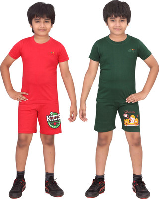 

Dongli Boys Casual(Multicolor, Red & mgreen & dbps & red & mgreen