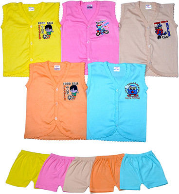

Sathiyas Baby Top & Bottom(Multicolor)