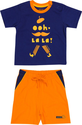 

Wow Mom Boys Casual T-shirt(Dark Blue, Navy