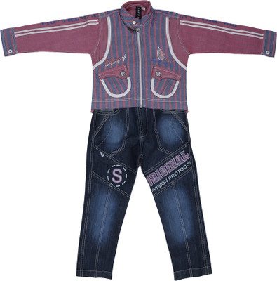 

Sydney Boys Casual Shirt Jeans(Pink