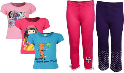 

Gkidz Girls Casual T-shirt, Multicolor