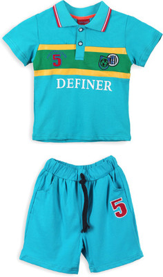 

Lilliput Boys Casual T-shirt Shorts(Green, Turquoise light