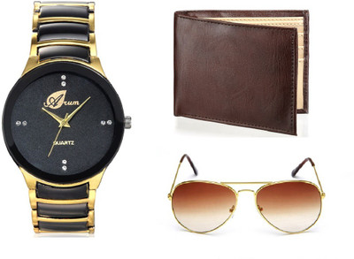 

Arum Wrist Watch Men Combo