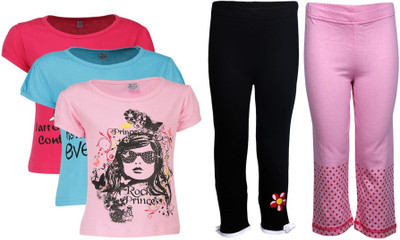 

Gkidz Girls Casual T-shirt, Multicolor