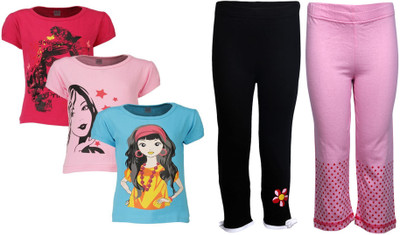 

Gkidz Girls Casual T-shirt, Multicolor