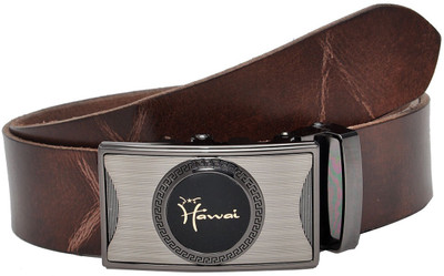 

Hawai Men Casual, Formal Brown Genuine Leather Belt