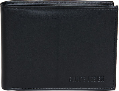 

Allure Design Men Black Artificial Leather Wallet(9 Card Slots)