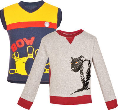

Gkidz Boys Casual T-shirt(Grey