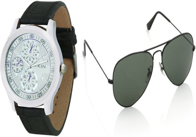 Atkin Wrist Watch Men's Combo