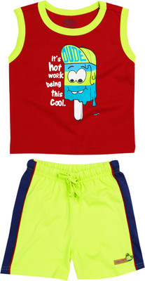 

Wow Mom Boys Casual T-shirt(Red
