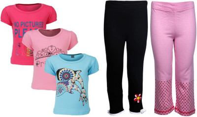 

Gkidz Girls Casual T-shirt, Multicolor