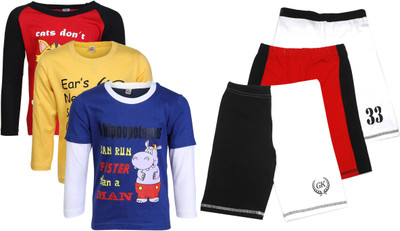 

Gkidz Boys Casual T-shirt, Multicolor