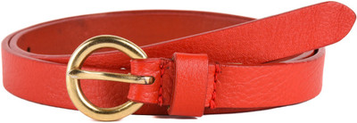 

Paradigm Design Lab Women Formal Red Genuine Leather Belt