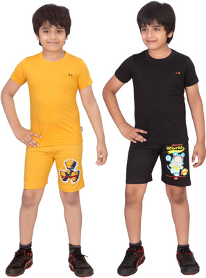 

Dongli Boys Casual(Multicolor, Black & gyellow & dbps & black & gyellow