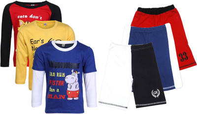 

Gkidz Boys Casual T-shirt, Multicolor