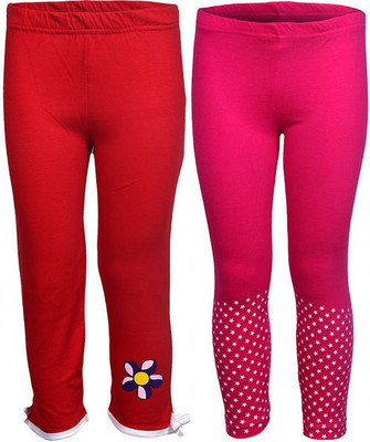 

Gkidz Girls Pyjama(Pack of 2, Pink;red
