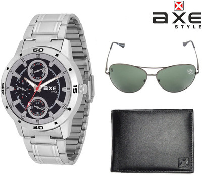 

AXE Style Wrist Watch Men's Combo