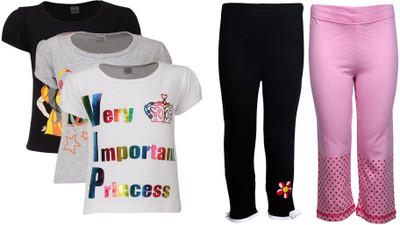 

Gkidz Girls Casual T-shirt, Multicolor