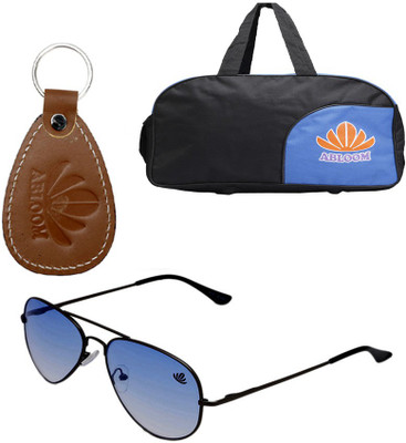 

ABLOOM Duffel Bag Combo(Black, Blue)