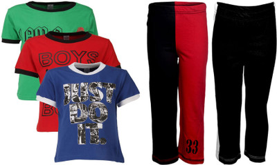 

Gkidz Boys Casual T-shirt, Multicolor