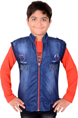 

Aedi Boys T-shirt Jacket(Red, Red & blue