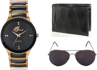 

Arum Wrist Watch Men's Combo