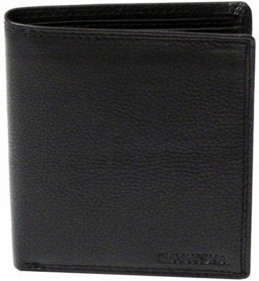 

Navaksha Men Black Genuine Leather Wallet(7 Card Slots)