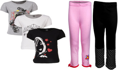 

Gkidz Girls Casual T-shirt, Multicolor