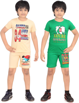 

Dongli Boys Casual(Multicolor, Beige & green & dbps & beige & green