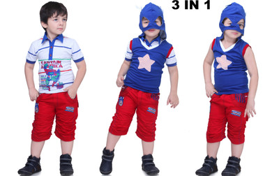 

Bad Boys Boys Casual T-shirt Jacket(Blue)