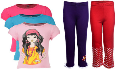 

Gkidz Girls Casual T-shirt, Multicolor