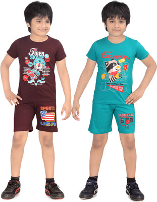 

Dongli Boys Casual(Multicolor, Brown & tblue & dbps & brown & tblue