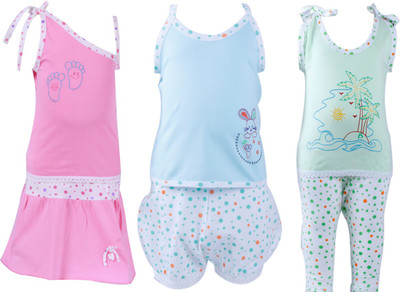 Jo Kids Wear Girls Casual Top(Multicolor) Jo Kids Wear Girls Casual Top(Multicolor)