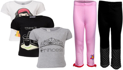 

Gkidz Girls Casual T-shirt, Multicolor