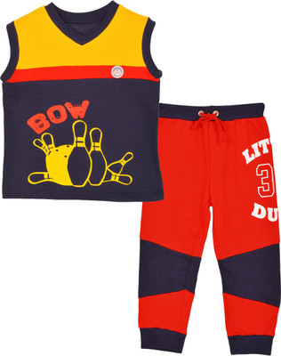 

Gkidz Boys Casual T-shirt(Multicolor, Navy